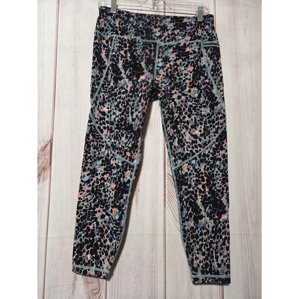Sweaty Betty Power Leopard Print 7/8 Length‎ Leggings US 12